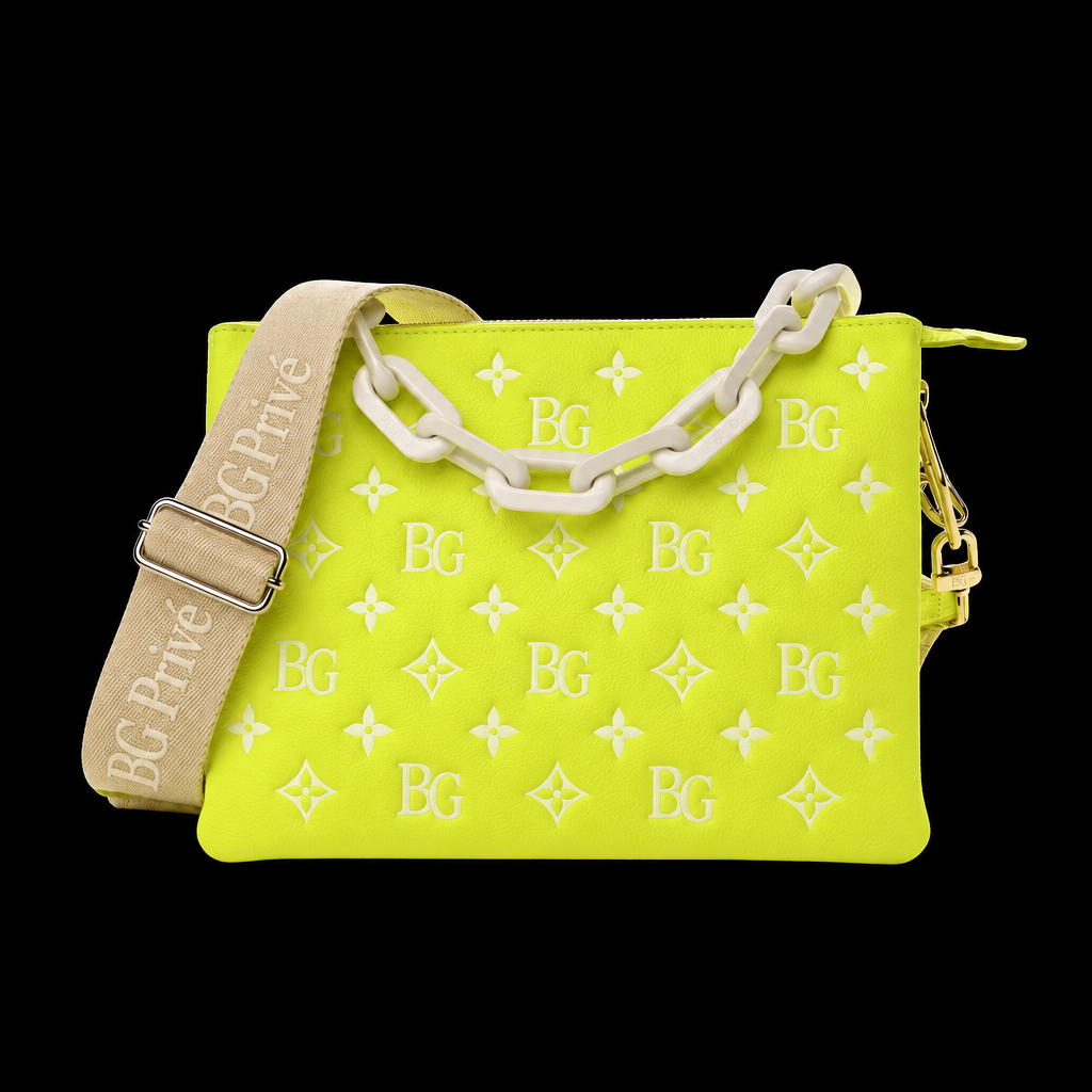 Coussin PM Match Bag in Fluorescent Yellow