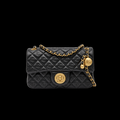 Lambskin Quilted Mini Pearl Crush Flap Bag