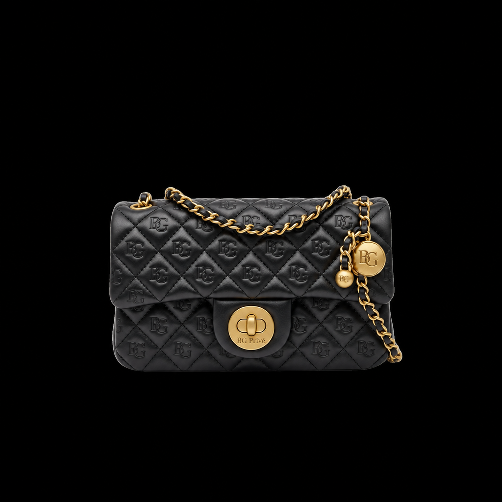 Lambskin Quilted Mini Pearl Crush Flap Bag