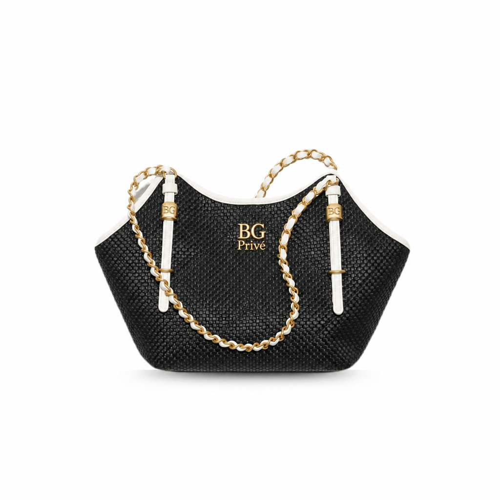 Small Shopping Bag Black &amp; White AS6015