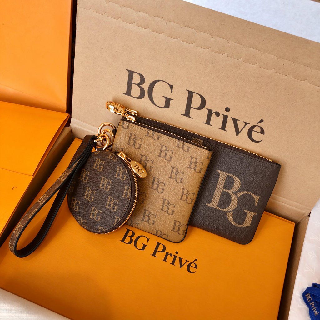 Trio Pouch Monogram Giant, Reverse &amp; Mini M68756