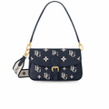 Diane Navy Blue/Crème Monogram Empreinte Bag