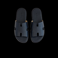 Izmir Sandal in Black Calfskin