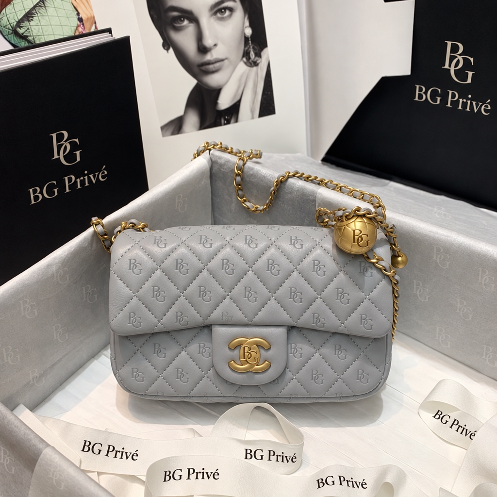 Pearl Crush Mini Rectangular Flap Bag