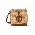 Noé BB Natural Raffia Bucket Bag