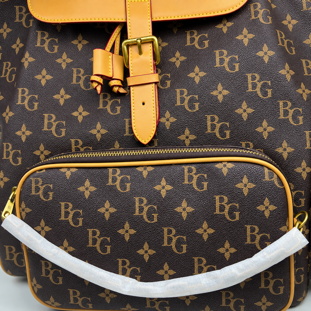 Trio Backpack in Brown Monogram Canvas M44658
