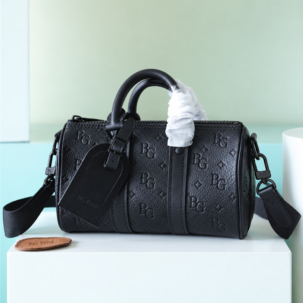Keepall Bandoulière 25 Black Taurillon Monogram Leather