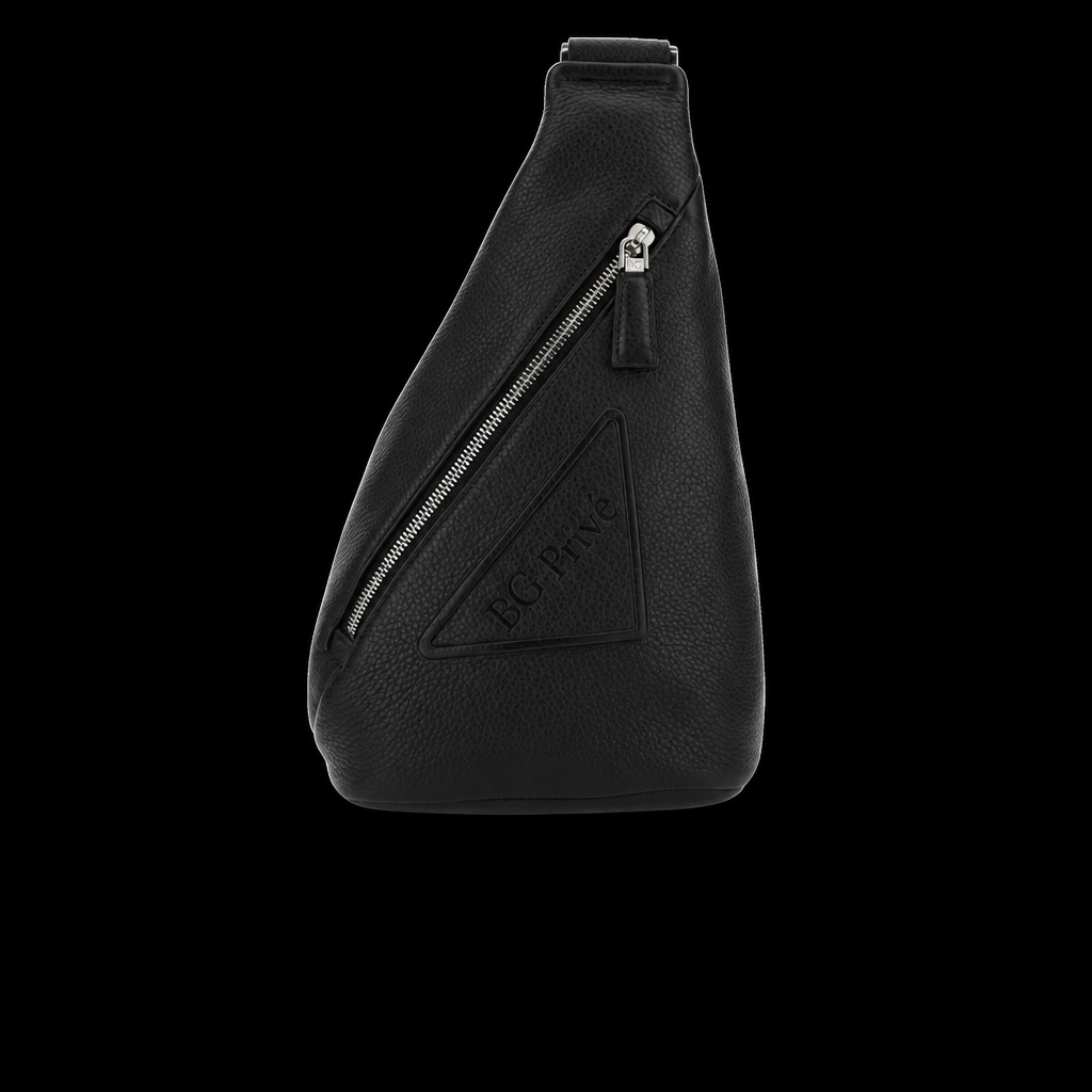 Cross Leather Bag 2VZ098 Black Leather Sling Bag