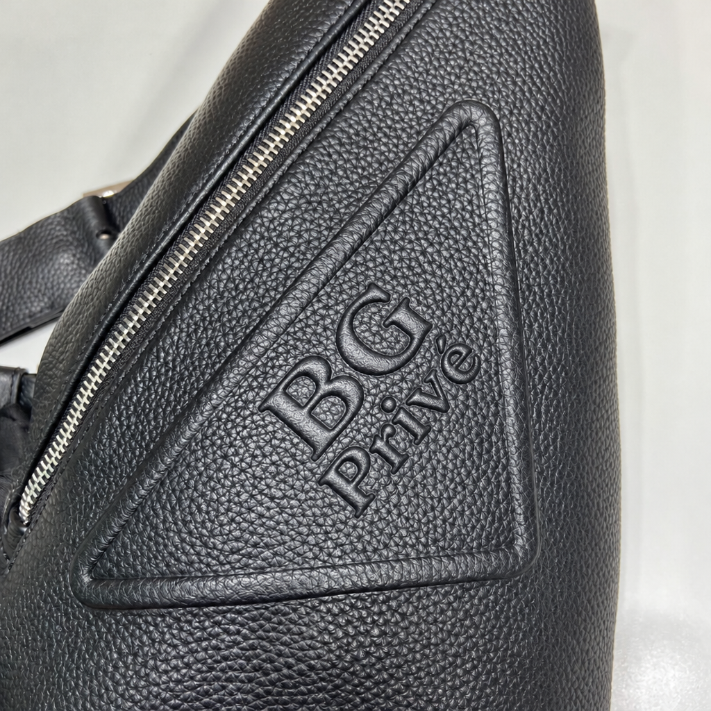 Cross Leather Bag 2VZ098 Black Leather Sling Bag
