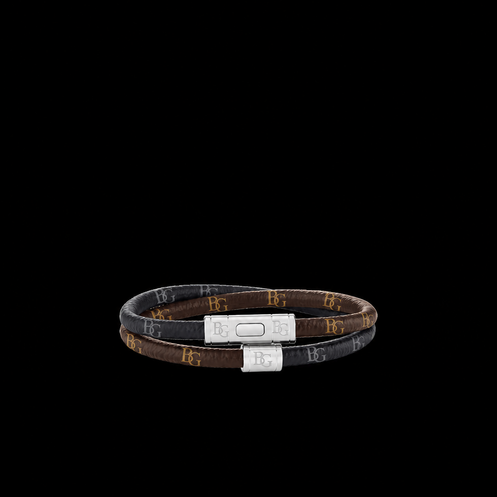 Keep It Double Leather Bracelet