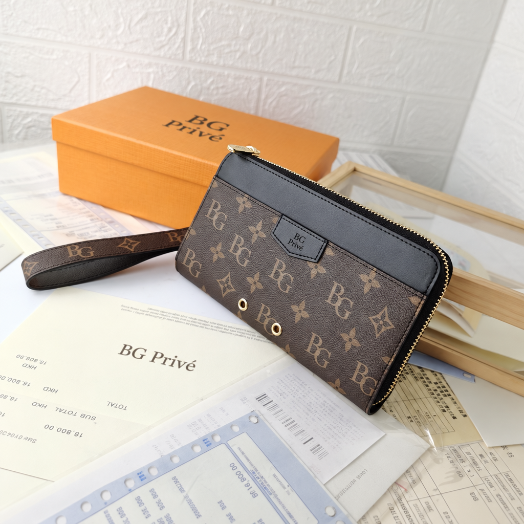 Zippy Dragonne Wallet in Monogram Macassar