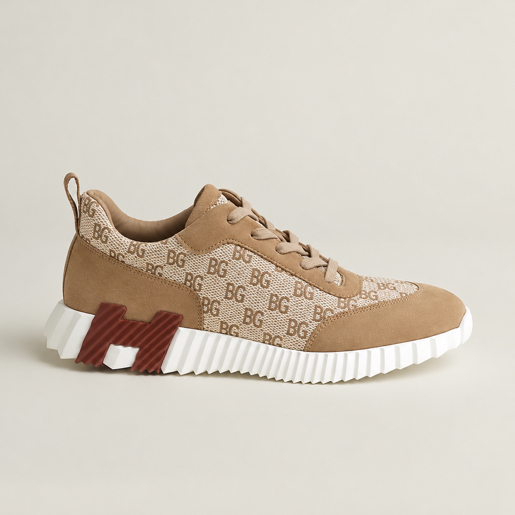Bouncing Sneakers in Beige Argile for Men