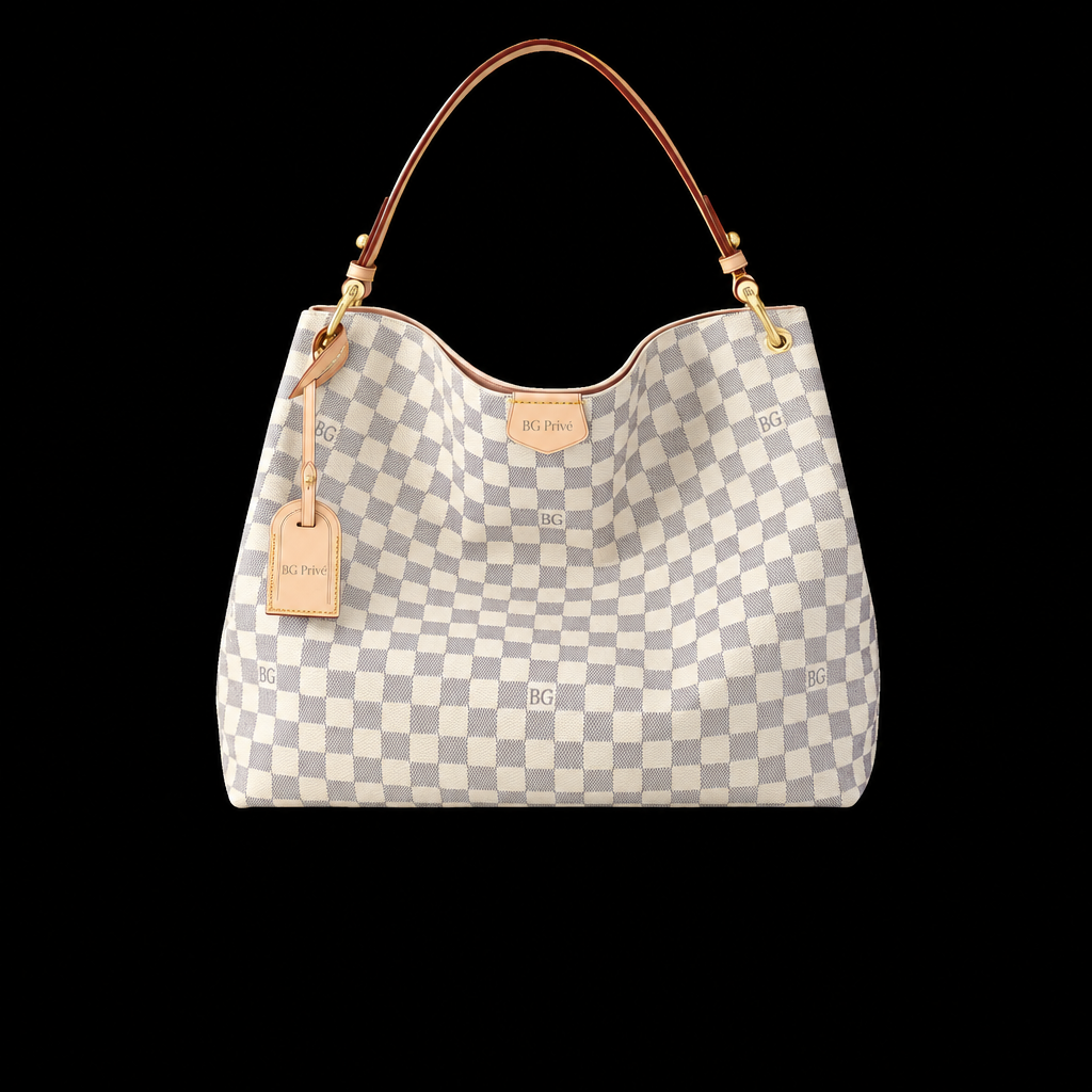 Graceful MM Damier Azur Shoulder Bag