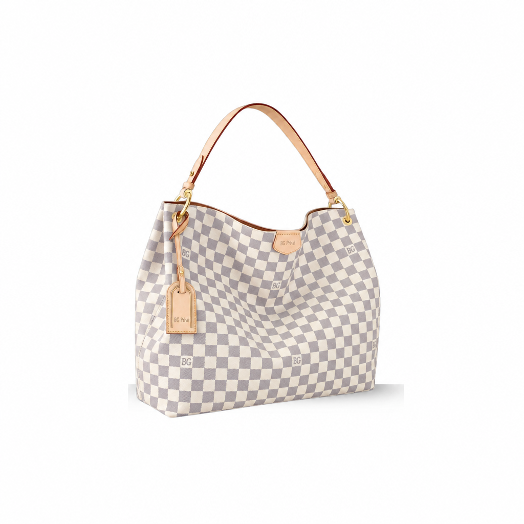 Graceful MM Damier Azur Shoulder Bag
