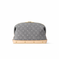 Cosmetic Pouch GM in Monogram Denim Silver-Gray