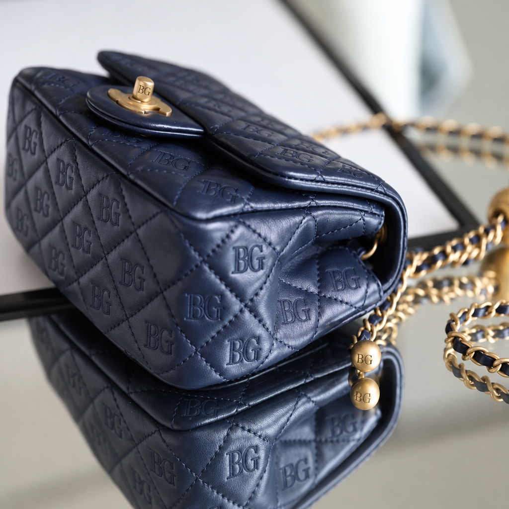 Pearl Crush Mini Square Flap Bag AS1786