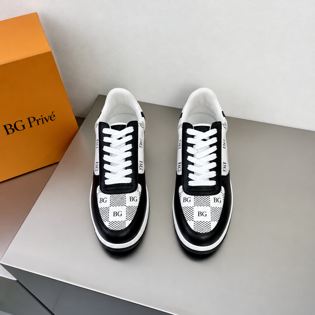 Rivoli Sneaker in Maxi Damier Grained Calf Leather