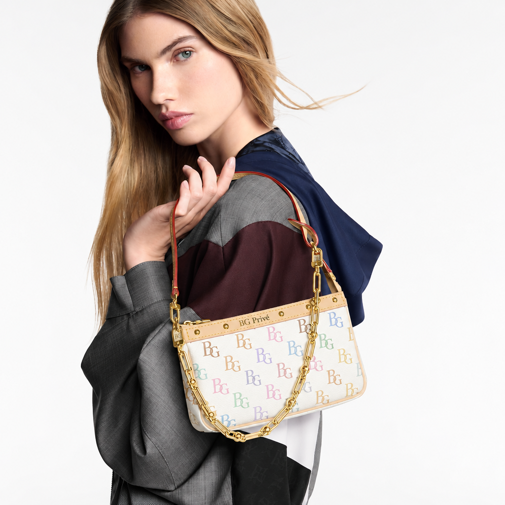 Pochette Accessoires x TM Multicolore Blanc M13404