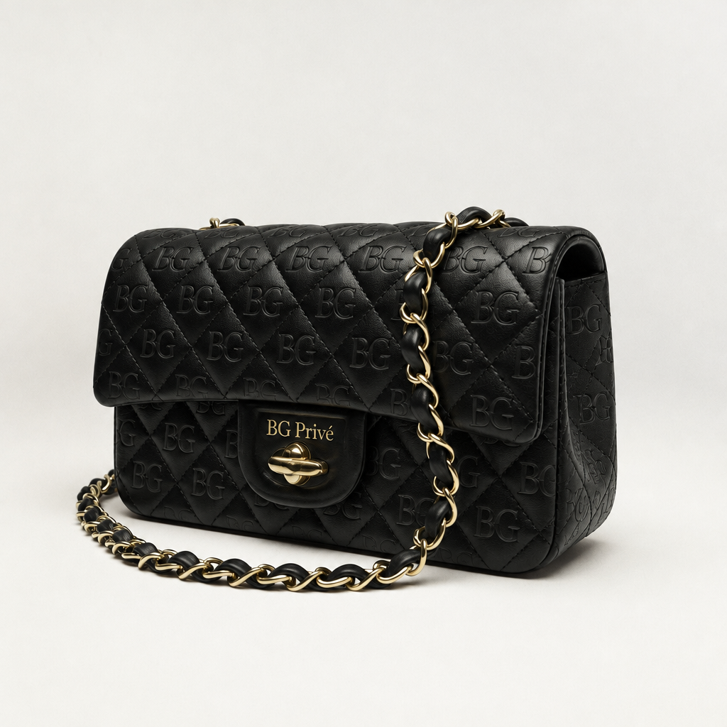Mini Flap Bag Rectangular Mini Classic Handbag in Black