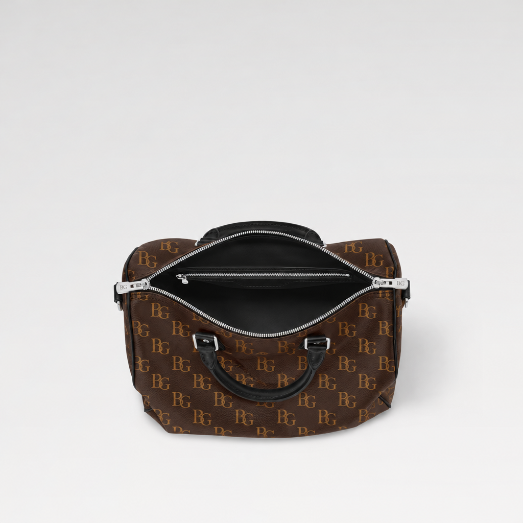 Speedy Soft 30 Dark Monogram Black Bag