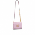 Twist PM Wisteria Epi Leather Bag with Enamel Monogram Flower Chain