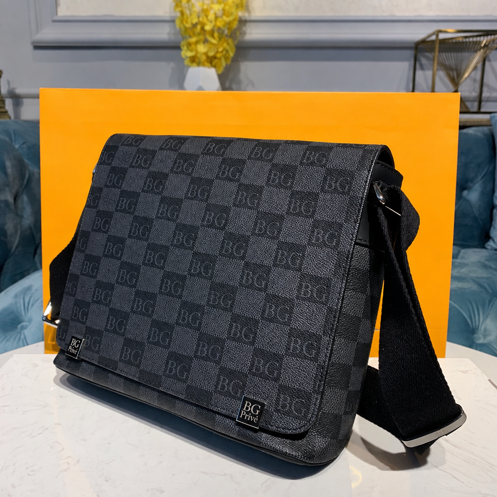 District PM NM in Damier Graphite N41028