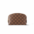 Cosmetic Pouch PM in Damier Ebene Canvas