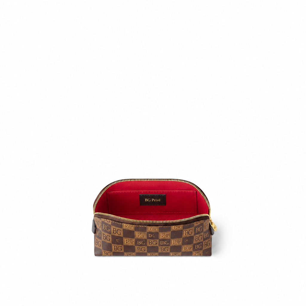 Cosmetic Pouch PM in Damier Ebene Canvas