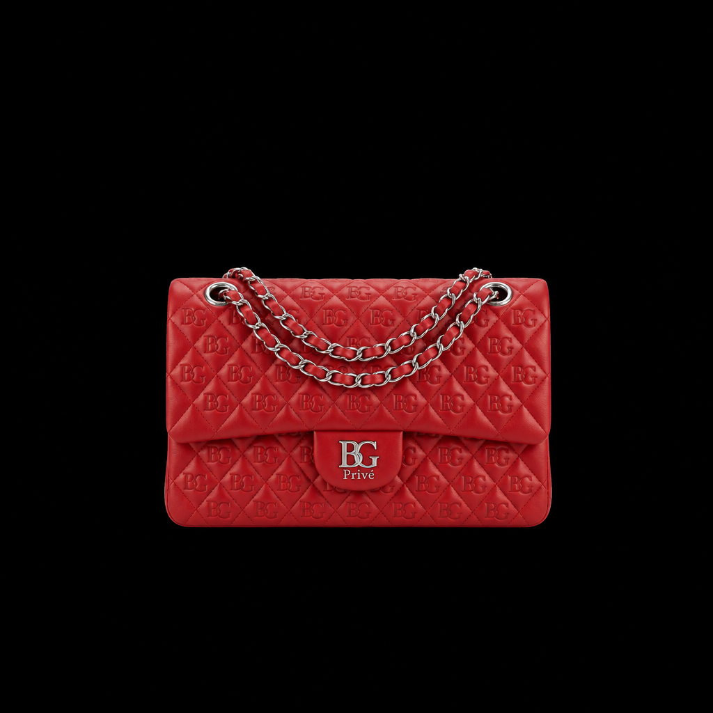Classic Flap Medium Classic 11.12 Double Flap Bag in Red Lambskin