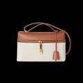 Extra Bag L27 Cotton-Linen Bag Natural/Caramel Sugar