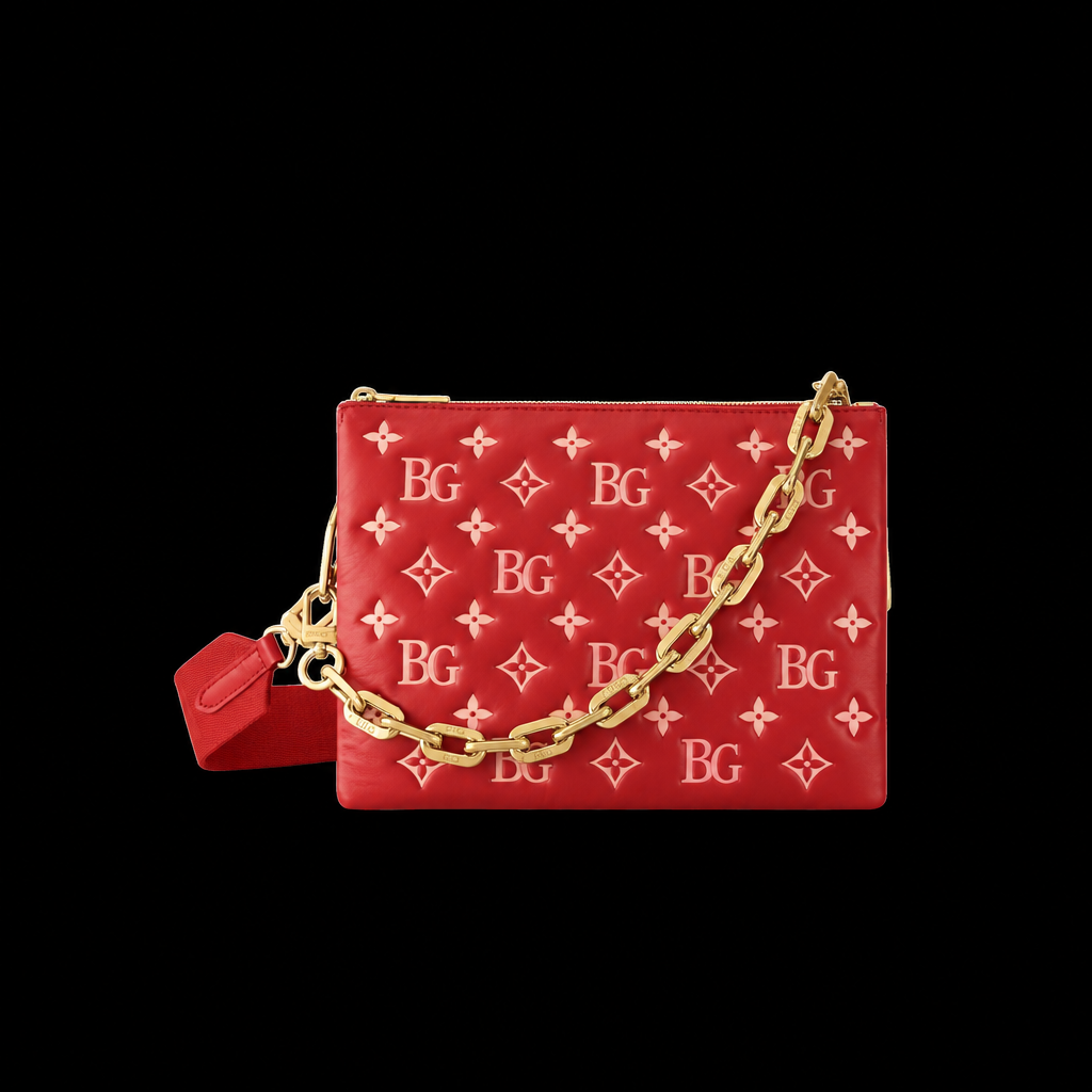 Coussin PM in Coquelicot Red