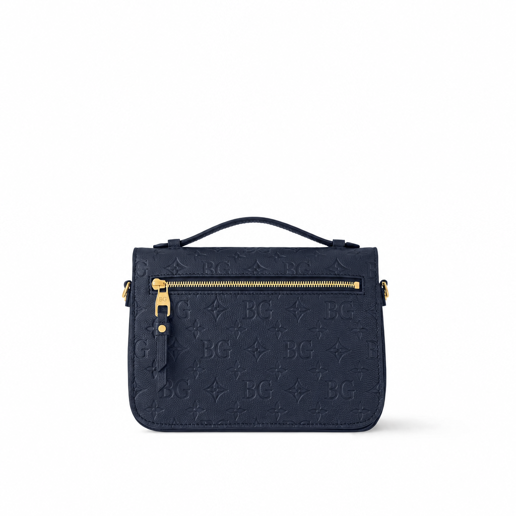 Pochette Métis in Navy Monogram Empreinte Leather