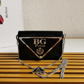 Triangle Bag Mini Patent Leather Shoulder Bag