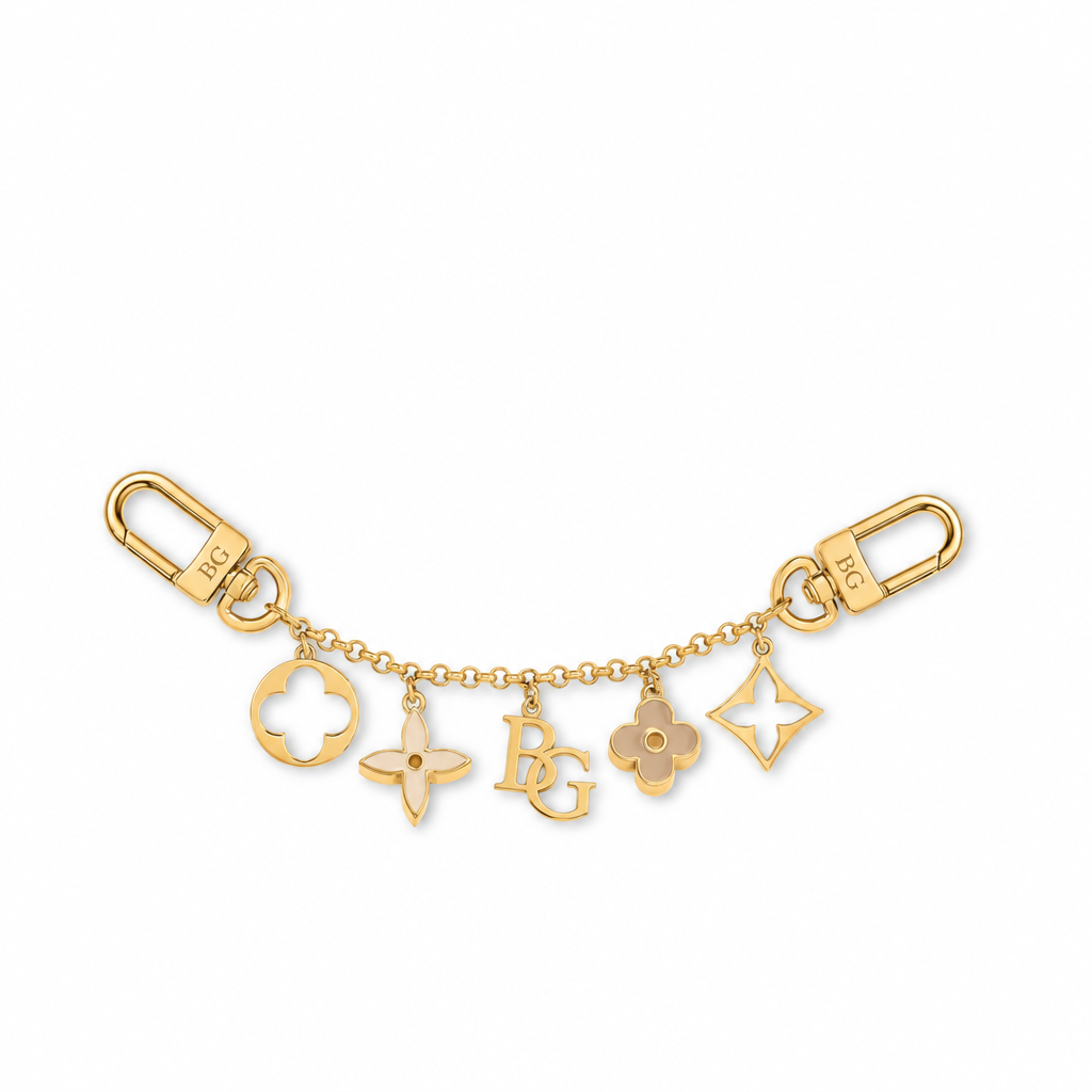 Fleur de Monogram Bag Charm Chain M01413