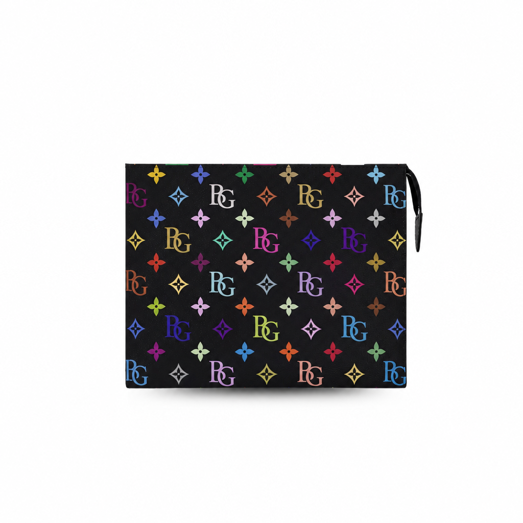 Murakami Toiletry Pouch Monogram Multicolore Black M13746