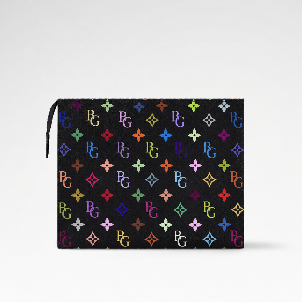 Murakami Toiletry Pouch Monogram Multicolore Black M13746