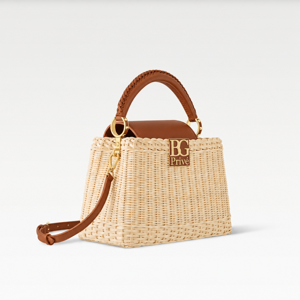 Capucines BB Rattan Handbag M26025