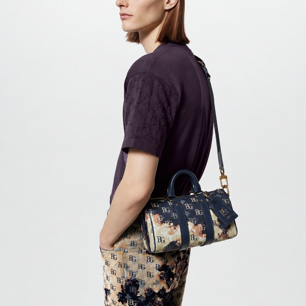 Keepall 25 Bandoulière in Monogram Bleach Ink Blue