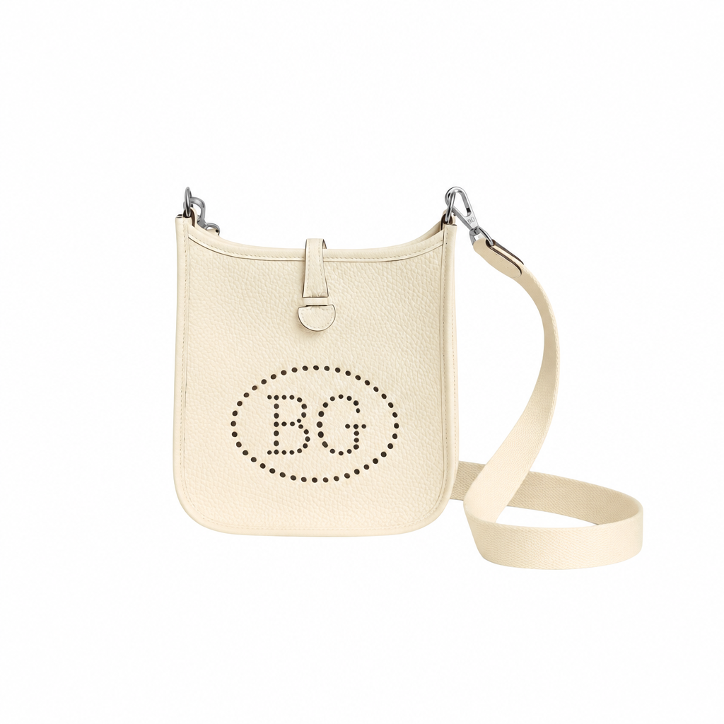 Evelyne 16 Amazone Bag in Ivory with Palladium-Finish Hardware