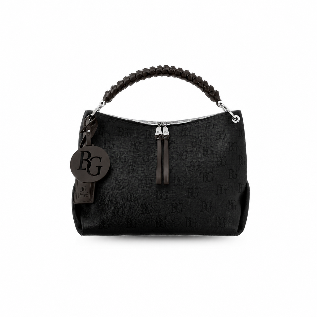 Beaubourg Hobo MM in Noir Mahina Leather M56073