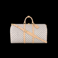 Keepall 55 Bandoulière in Damier Azur Canvas