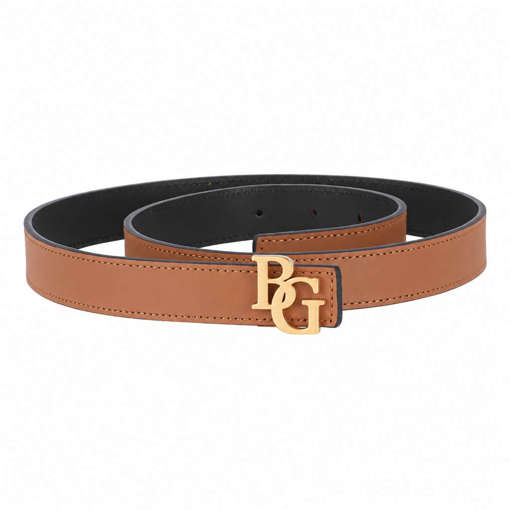 Initiales 30mm Reversible Belt – Brown and Black