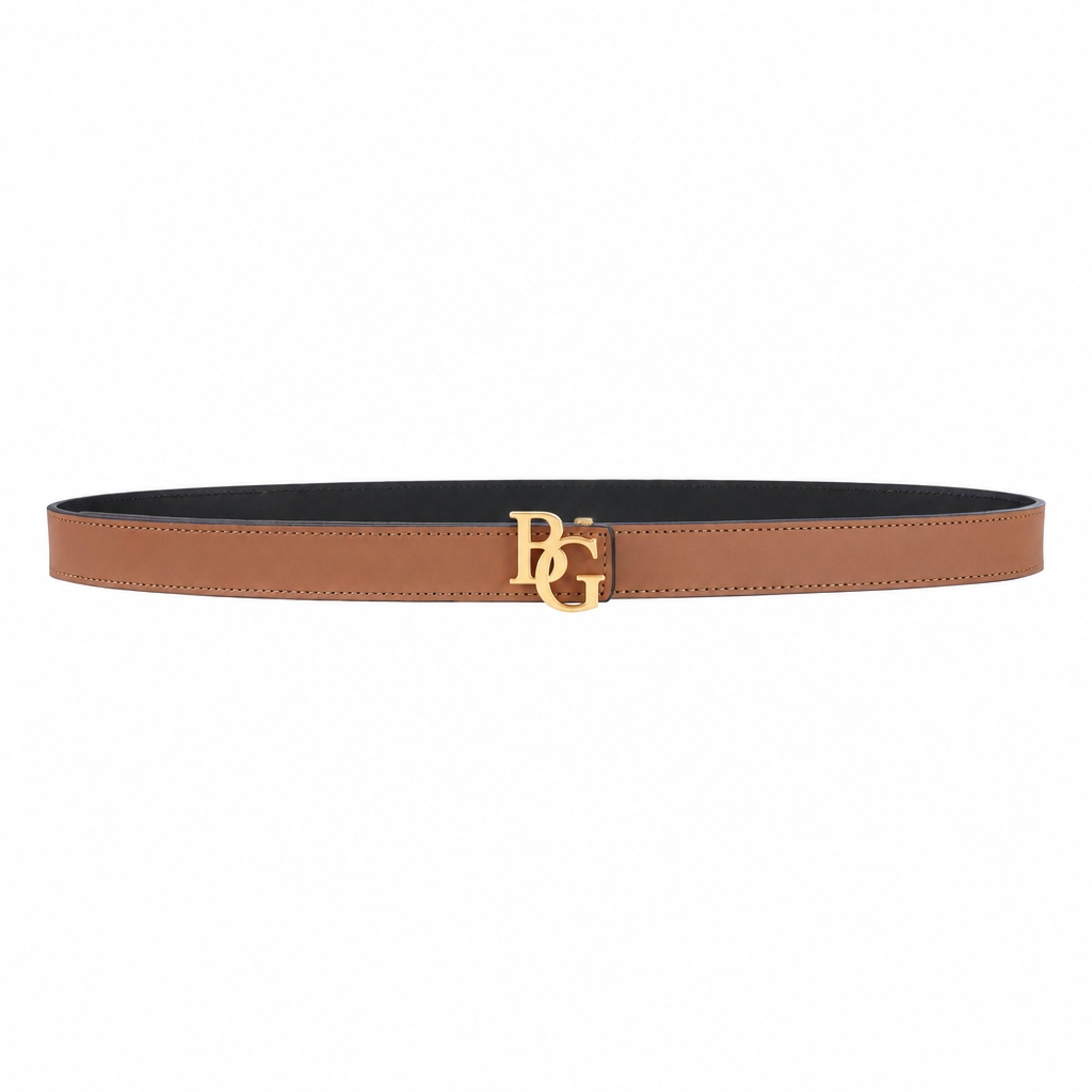Initiales 30mm Reversible Belt – Brown and Black