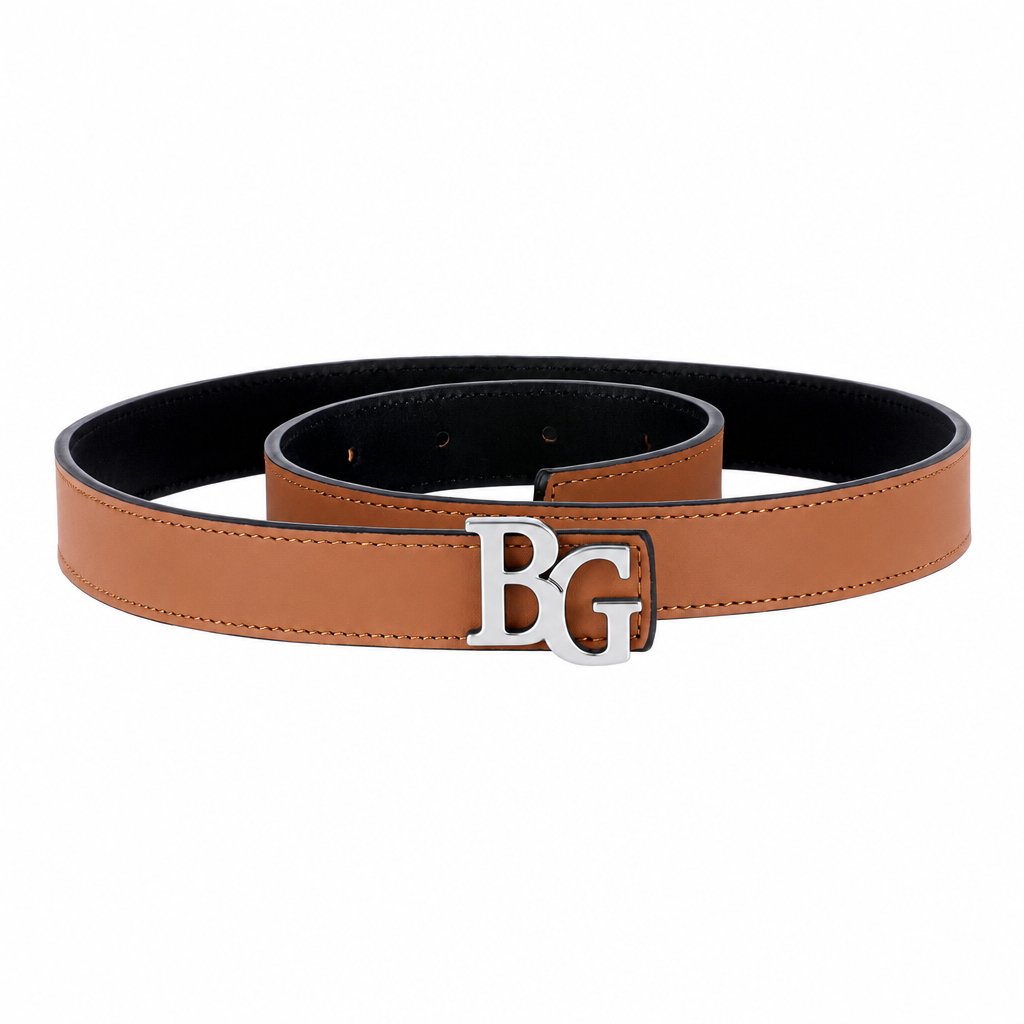 Initiales 30mm Reversible Belt – Brown and Black