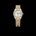 Rolex Lady-Datejust 28 in 18 kt Yellow Gold with Diamonds