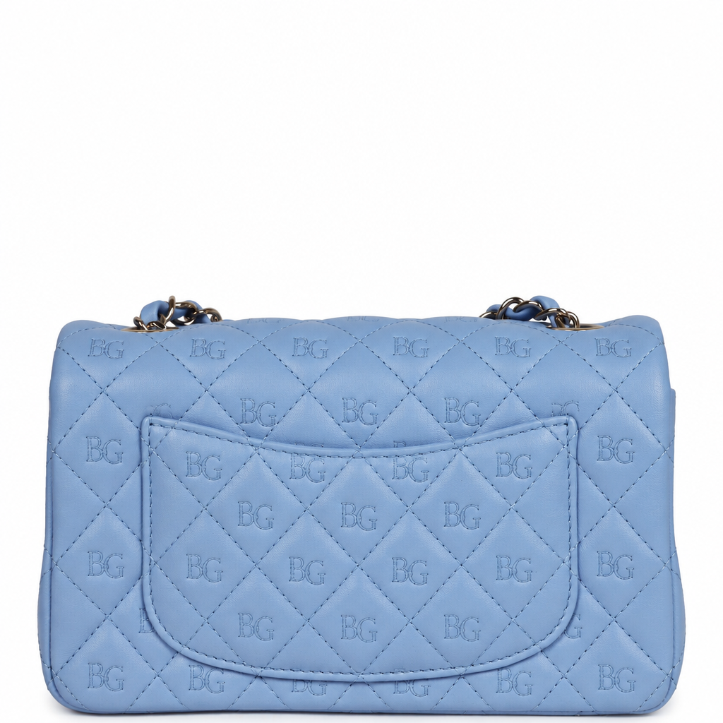 Mini Flap Bag – Mini Classic Handbag in Light Blue