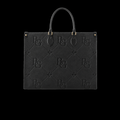 OnTheGo GM Black Monogram Empreinte Leather Tote