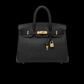 Birkin 30 Black with Gold-Tone Hardware