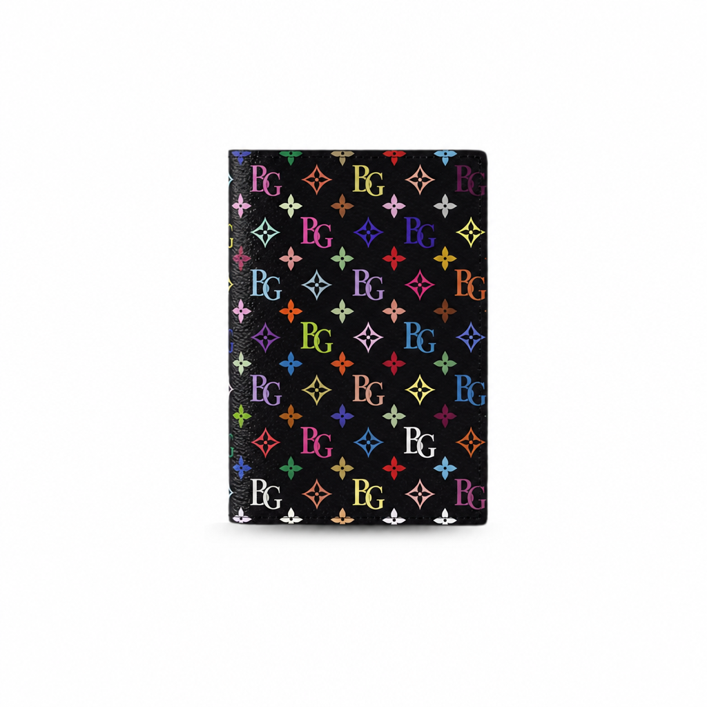 Passport Cover x TM Multicolore Noir