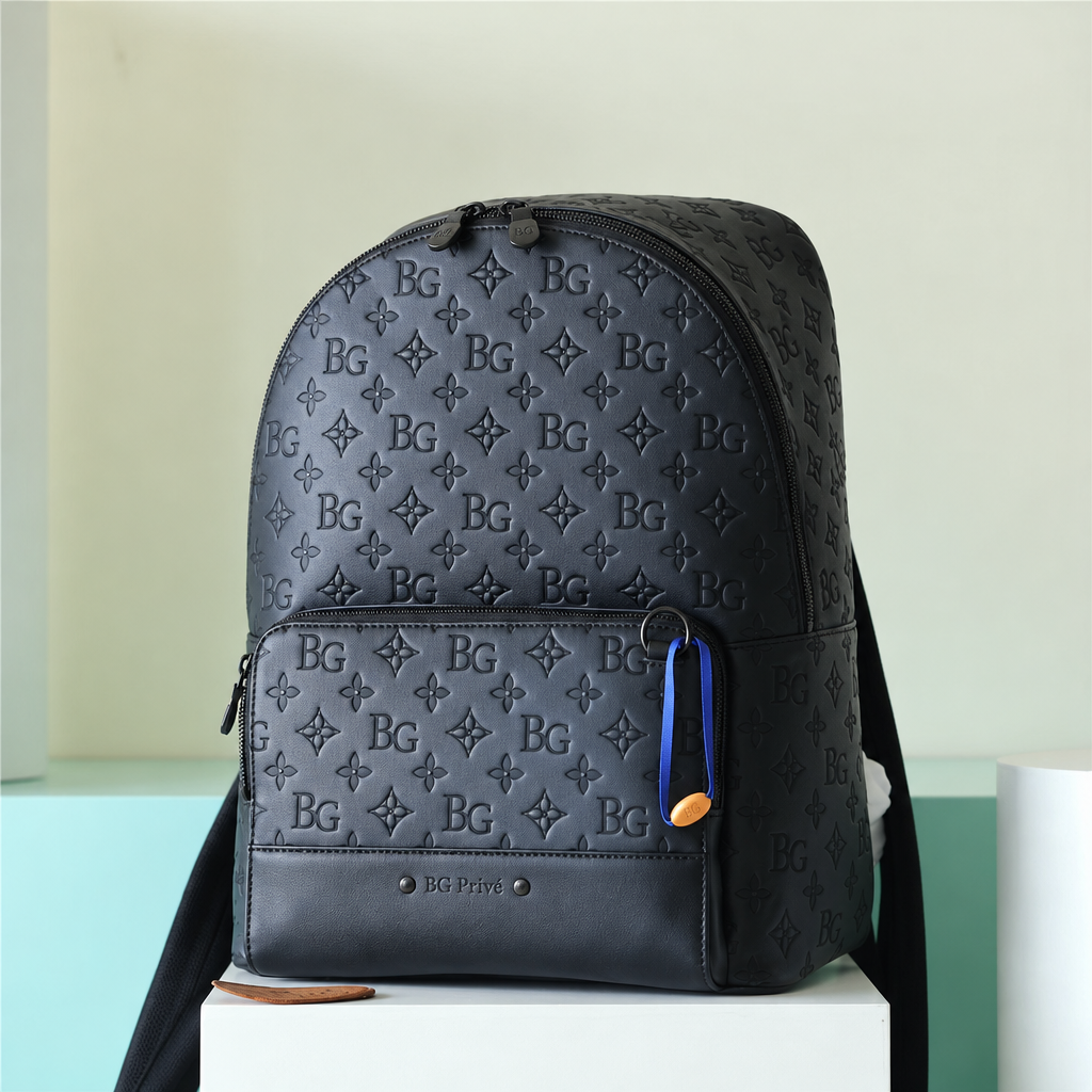 Racer Backpack in Monogram Shadow Black